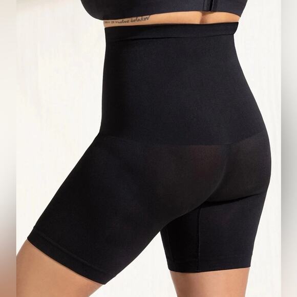 NWT Shapermint Empetua High Waisted Shaper Shorts Black Size 3XL XXXL Plus - Picture 1 of 7
